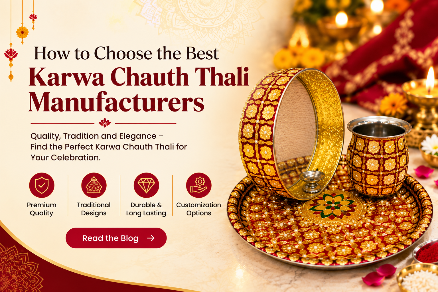 How to Choose the Best Karwa Chauth Thali Manufacturers?