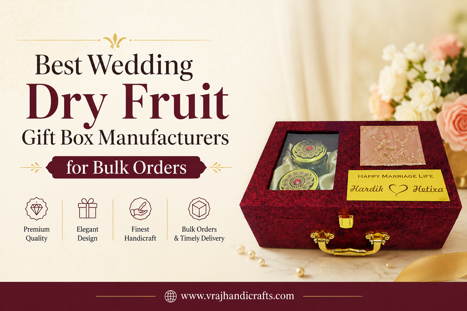 Best Wedding Dry Fruit Gift Box Manufacturers for Bulk Orders